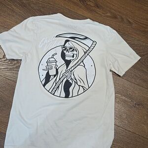 MAD ENGINE GRIM REAPER CHILL VIBES GRAPHIC TSHIRT. SIZE MED.  #7915